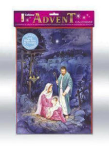 S552 Advent Calendar With Bible Text And Pictures 