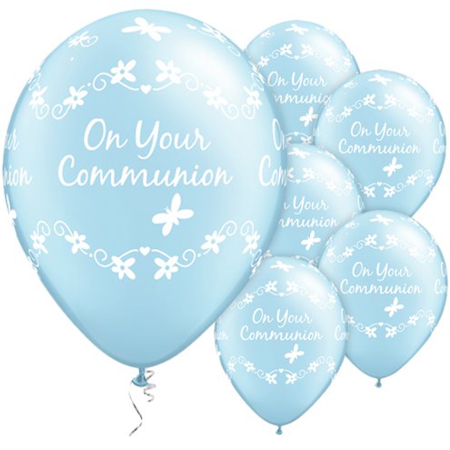 Blue Balloons |  First Communion (25)