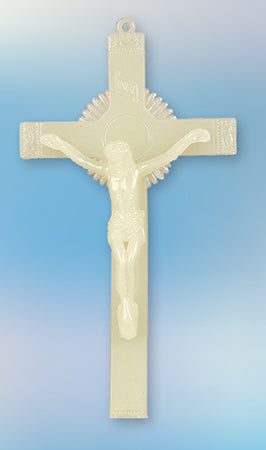 Plastic Luminous  Hanging Cross 5 3/4