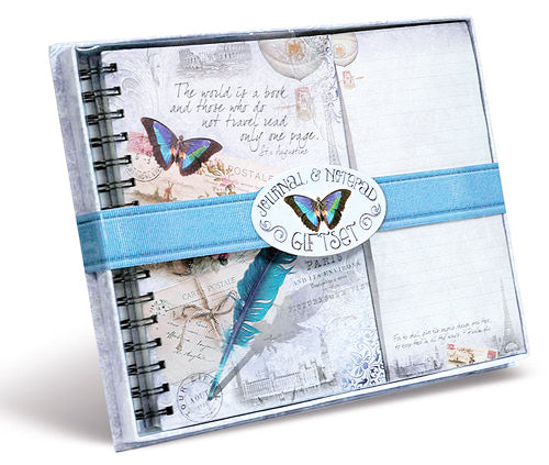 Divinity Boutique Journal List Pad Gift Set Vintage Travel