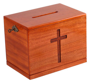 Small Wooden Offering Box 