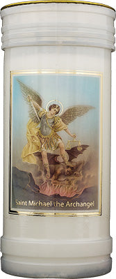 PILLAR CANDLE SAINT MICHAEL   SMALL