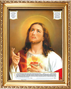 WOOD FRAME PICTURE  CONSECRATION